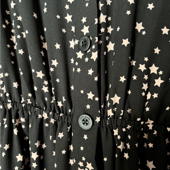 Kate Spade Scattered Stars Button-front Midi Shirt Dress - Picture 9 of 10